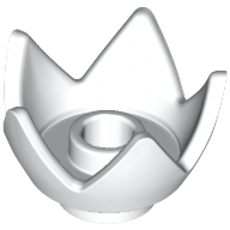 Kroon / Eierschaal met open midden nop White